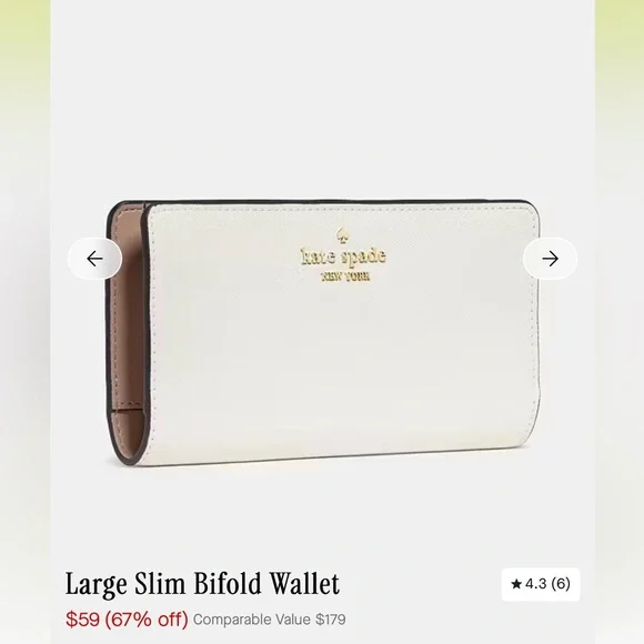 Kate Spade Madison Margot Convertible Shoulder Bag and Wallet in Meringue - Picture 3 of 12